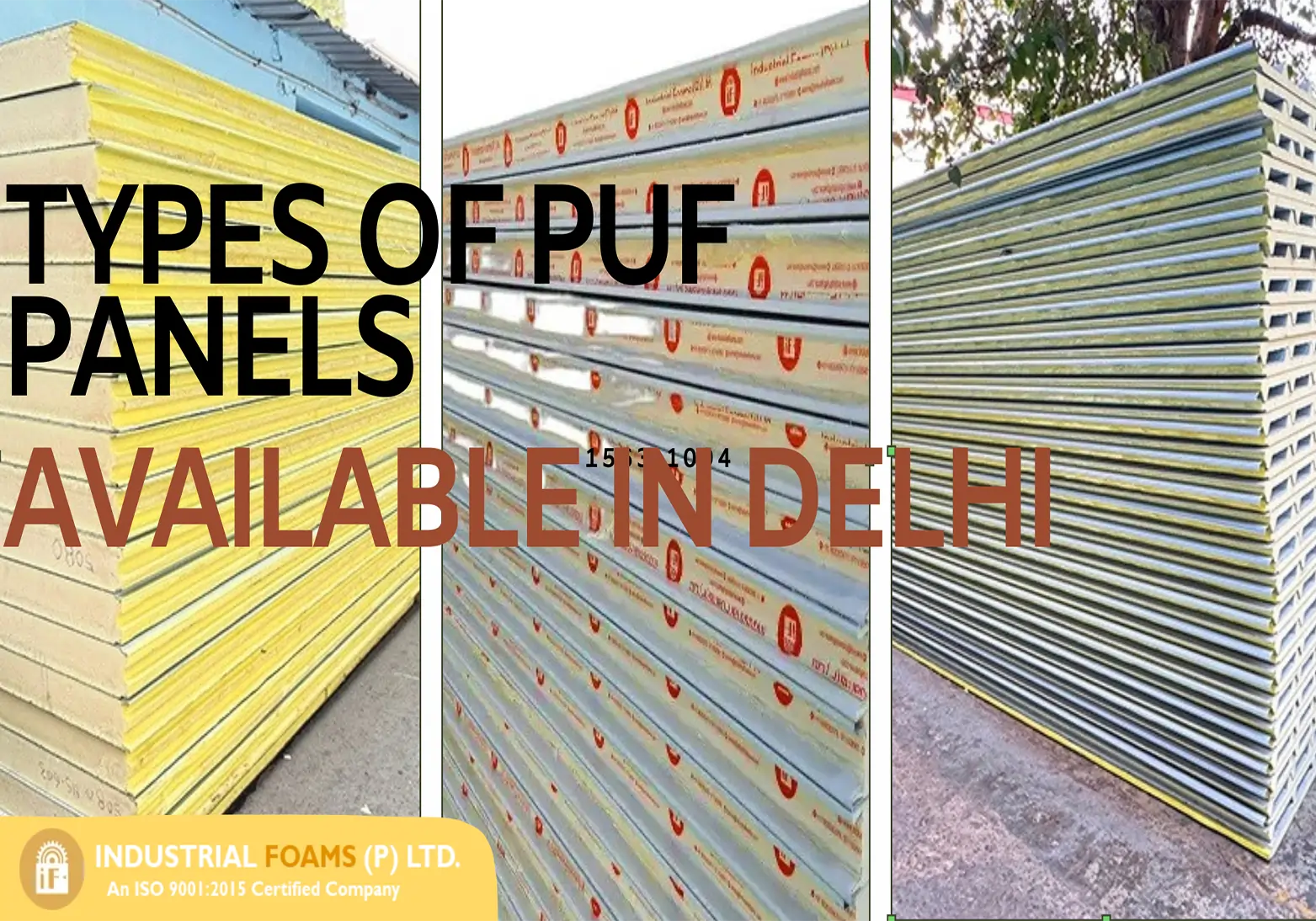 Types of PUF Panels Available in Delhi